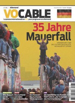 Vocable Allemand – Novembre 2024