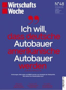 Wirtschaftswoche – 22 November 2024