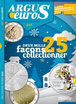 Argus Euros – Decembre 2024 – Janvier-Fevrier 2024