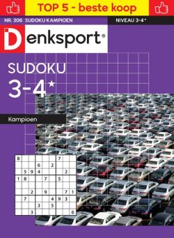 Denksport Sudoku 3-4 kampioen – 19 December 2024