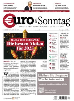 Euro am Sonntag – 20 Dezember 2024