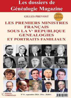 Les dossiers de Genealogie Magazine – Septembre 2024