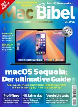 Mac Life Mac Bibel Magazin – Januar 2025