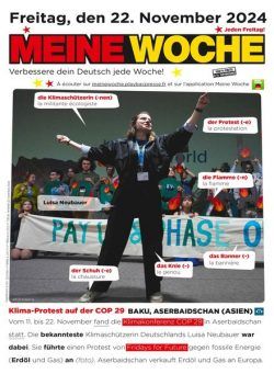 Meine Woche – 21 November 2024