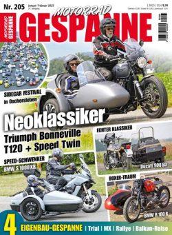 Motorrad Gespanne – Januar-Februar 2025