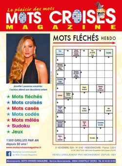 Mots Croises Magazine – 21 Novembre 2024