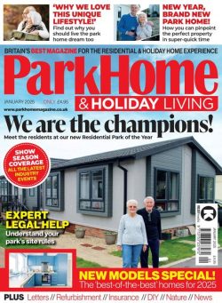 Park Home & Holiday Living – January 2025