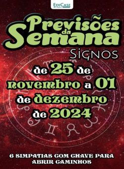 Previsoes da Semana – 25 Novembro 2024