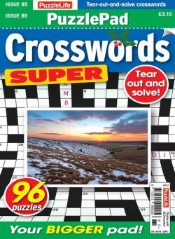 PuzzleLife PuzzlePad Crosswords Super – November 2024