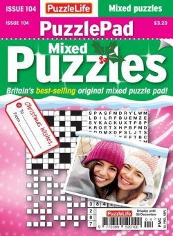 PuzzleLife PuzzlePad Puzzles – Issue 104 2024