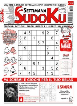 Settimana Sudoku – 20 Dicembre 2024