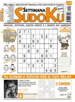 Settimana Sudoku – 22 Novembre 2024