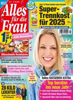 Alles fur die Frau – 27 Dezember 2024