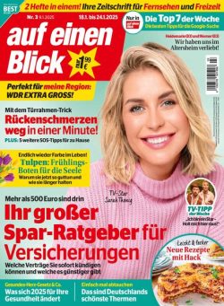 Auf Einen Blick – 9 Januar 2025