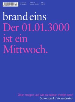 Brand eins – Dezember 2024