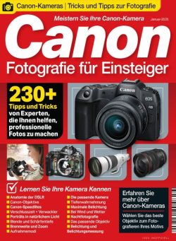 Canon-Fotografie fur Einsteiger – Januar 2025