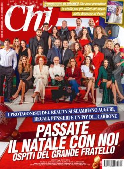 Chi – 24 Dicembre 2024