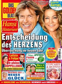 Das Goldene Blatt – 28 Dezember 2024