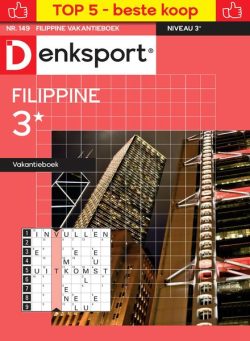 Denksport Filippine 3 Vakantieboek – 9 Januari 2025