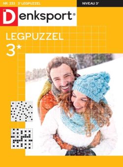 Denksport Legpuzzel 3 – 9 Januari 2025