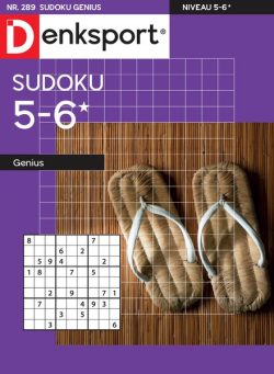 Denksport Sudoku 5-6 genius – 16 Januari 2025