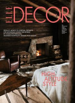 Elle Decor Italia English Edition – January 2025