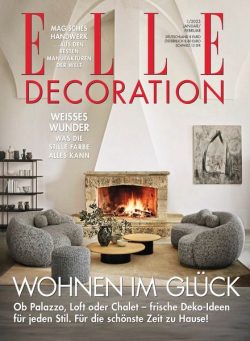 Elle Decoration Germany – Januar 2025