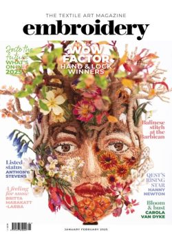 Embroidery Magazine – January-February 2025