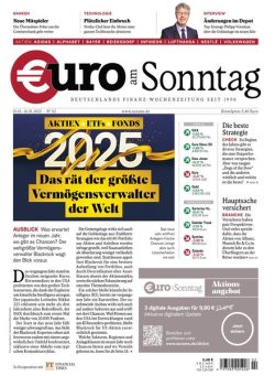 Euro am Sonntag – 10 Januar 2025