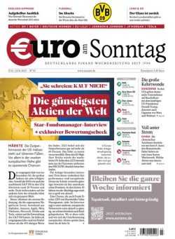 Euro am Sonntag – 17 Januar 2025