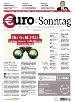 Euro am Sonntag – 3 Januar 2025