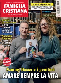 Famiglia Cristiana – 29 Dicembre 2024