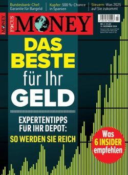 Focus Money – 31 Dezember 2024