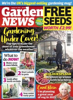 Garden News – 25 January 2025