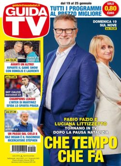 GuidaTV – 14 Gennaio 2025