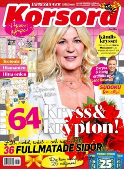 Korsord – 20 Januari 2025