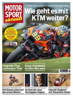 Motorsport aktuell – 8 Januar 2025