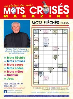 Mots Croises Magazine – 19 Decembre 2024