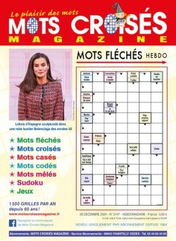 Mots Croises Magazine – 26 Decembre 2024