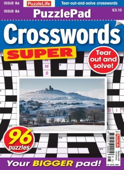 PuzzleLife PuzzlePad Crosswords Super – December 2024