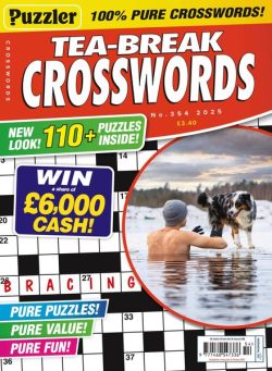 Puzzler Tea-Break Crosswords – Issue 354 2025