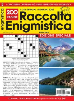 Raccolta Enigmistica – Gennaio-Febbraio 2025