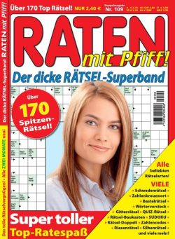 Raten mit Pfiff! – Dezember 2024