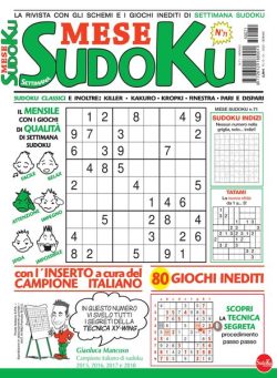 Settimana Sudoku Mese – Gennaio 2025