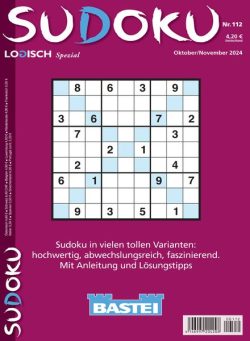 Sudoku Logisch Spezial – Nr 112 2024