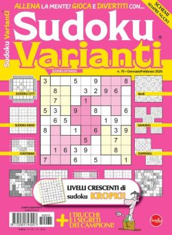 Sudoku Varianti – Gennaio-Febbraio 2025