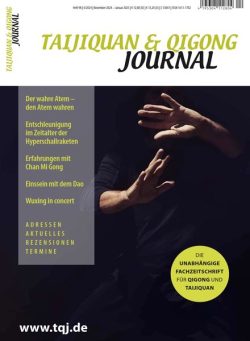 Taijiquan & Qigong Journal – November 2024 – Januar 2025