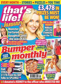 That’s Life Monthly – January 2025