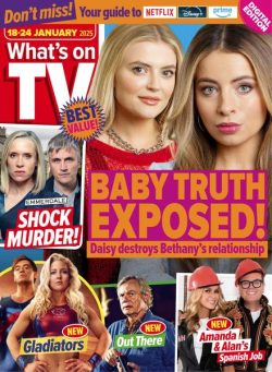 What’s on TV – 18 January 2025