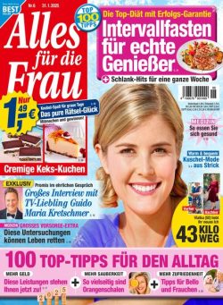 Alles fur die Frau – 31 Januar 2025